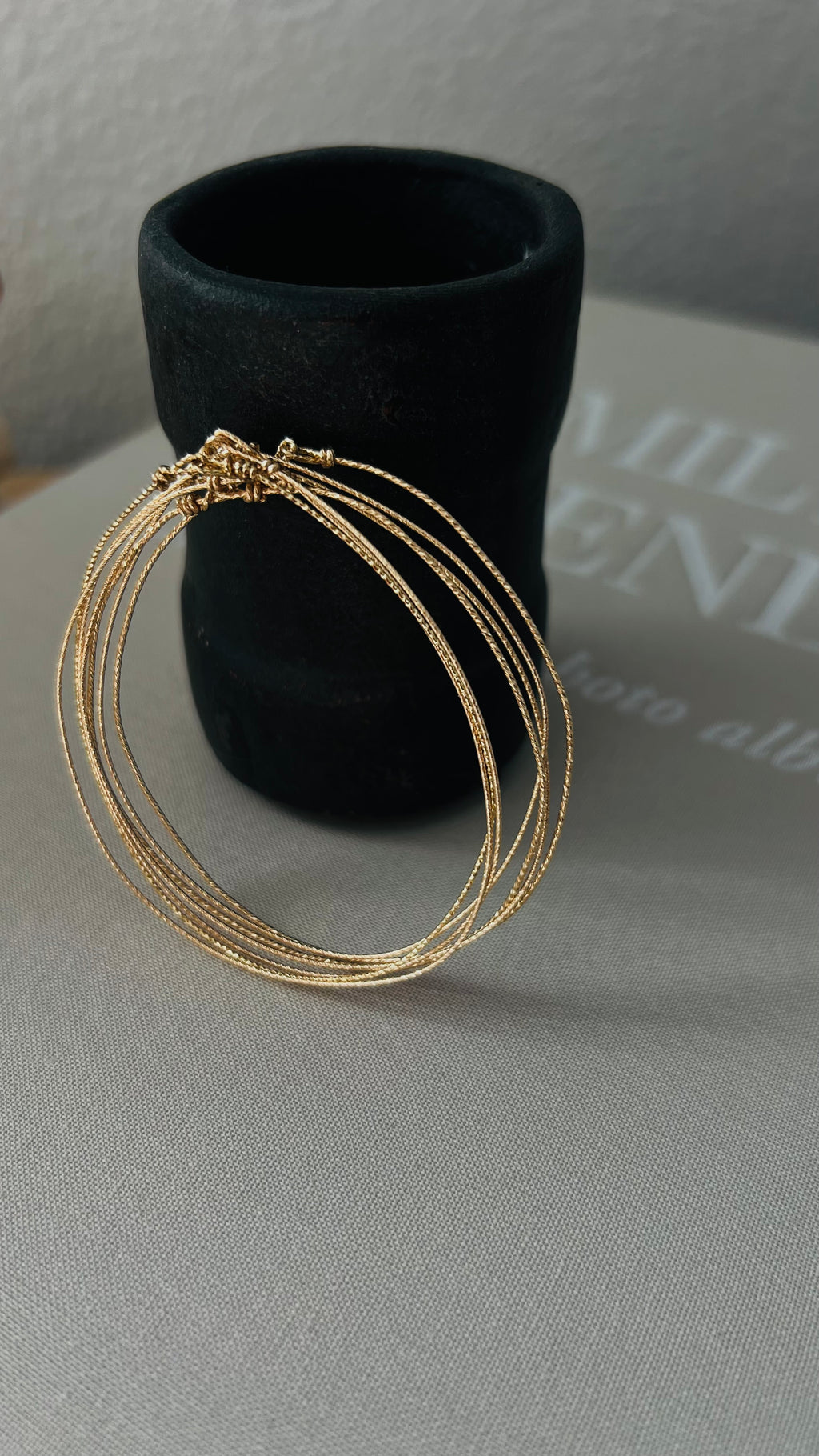 Semainier diamantés Solea - Gold filled