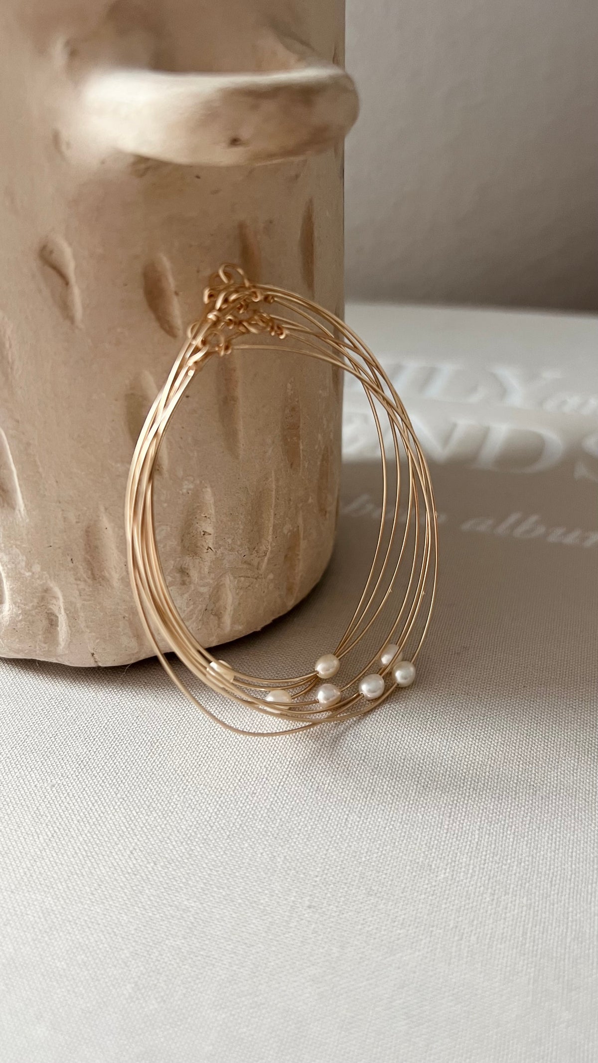 Semainier Pearl - Gold filled