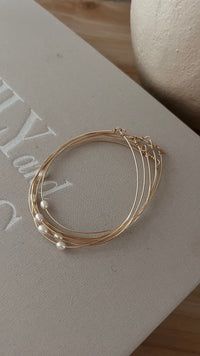 Semainier Pearl - Gold filled
