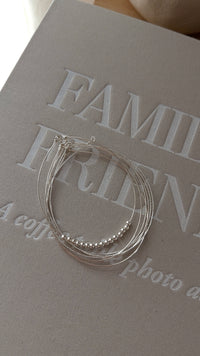 Semainier diamantée Solea - argent 925