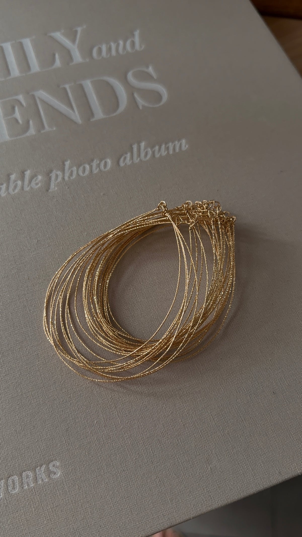 Semainier diamantés Solea - Gold filled